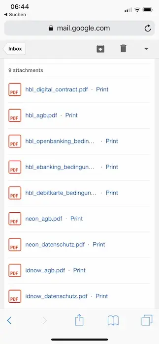 So cool to not receive these papers by postmail! One email, I download all attachments and archive them, and it's over!