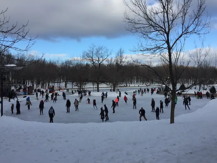 Spend your Saturday afternoon skating (for free!) on a frozen lake, or shopping? The Team MP has chosen its side :)