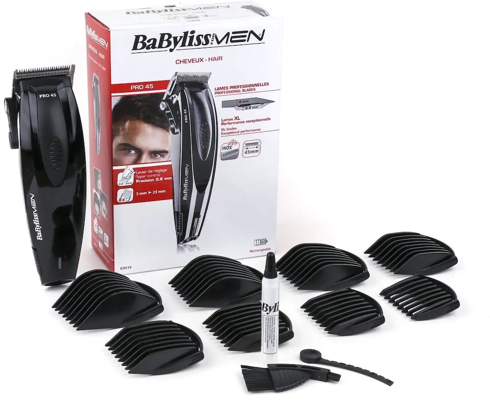 I'd choose this hair and beard trimmer with all its accessories