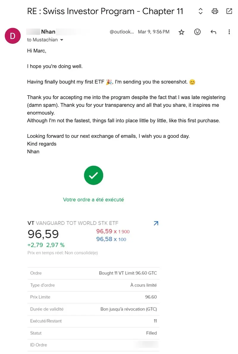 Testimonial of Nhan