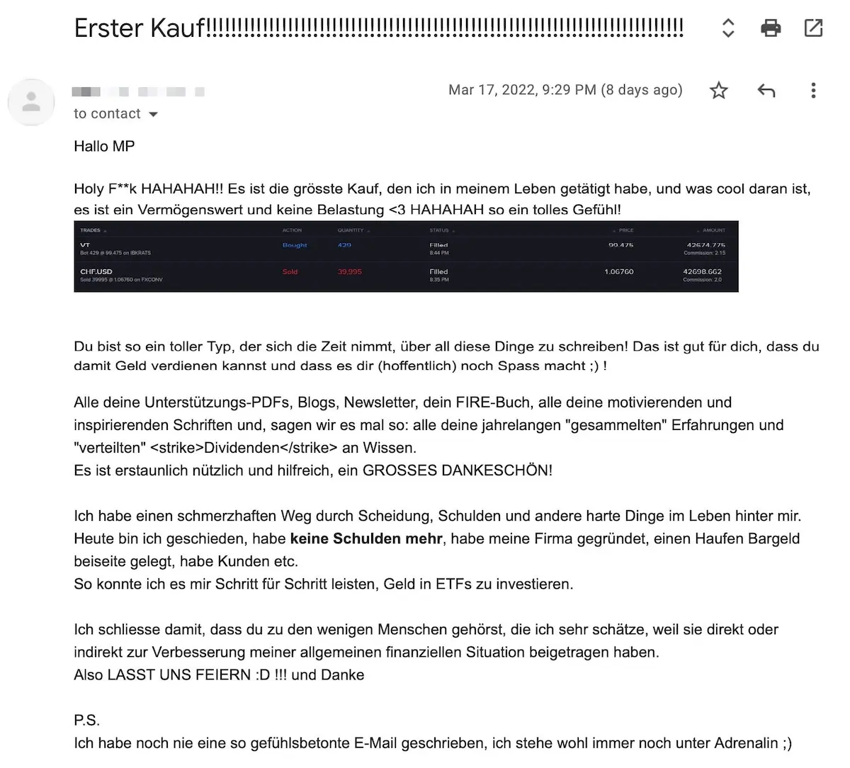 Bericht eines Teilnehmers am 'Swiss Investor Program' (17.03.2022)